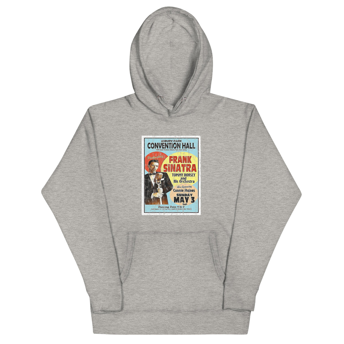 Sinatra at Convention Hall - ASBURY PARK - Unisex Hoodie Carbon Grey