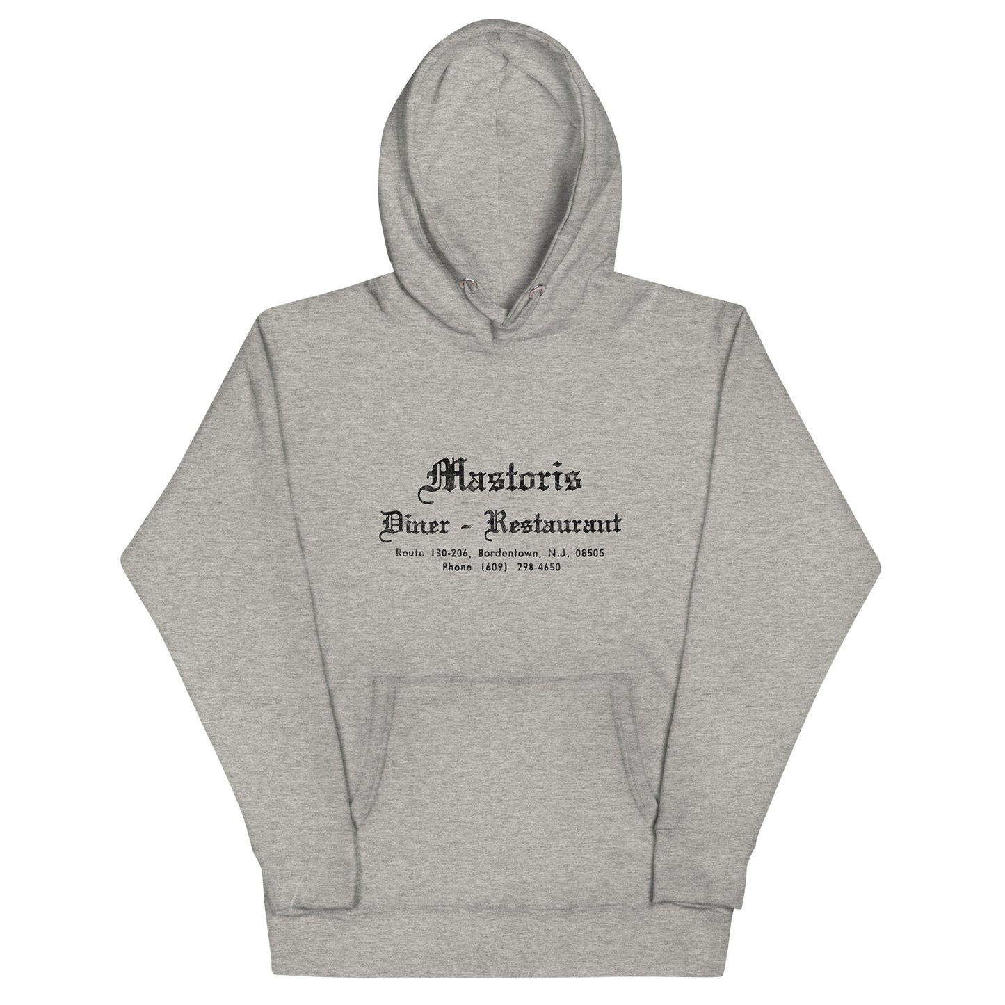 Mastoris - BORDENTOWN - Unisex Hoodie Carbon Grey
