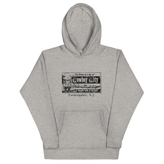 Cowboy City - FARMINGDALE - Unisex Hoodie Carbon Grey