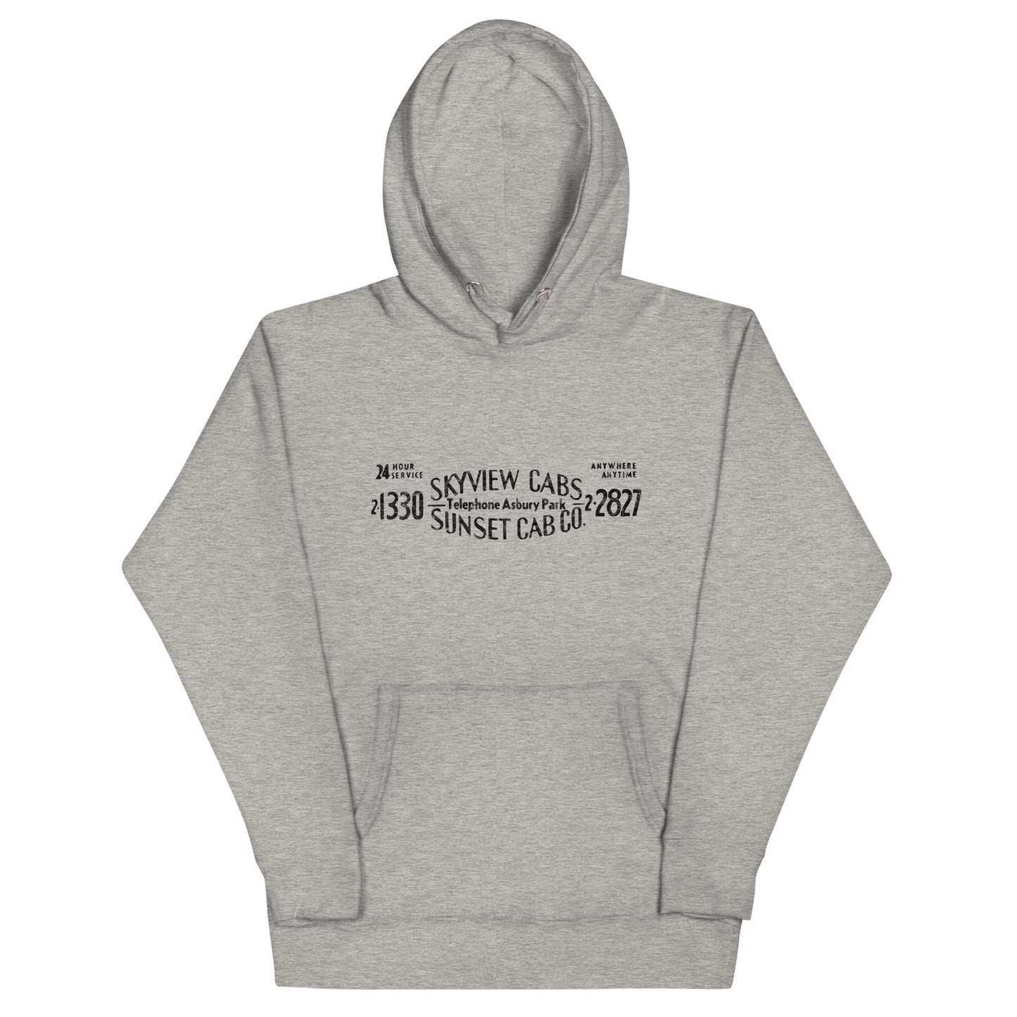 Skyview Cabs / Sunset Cab Co. - ASBURY PARK - Unisex Hoodie Carbon Grey