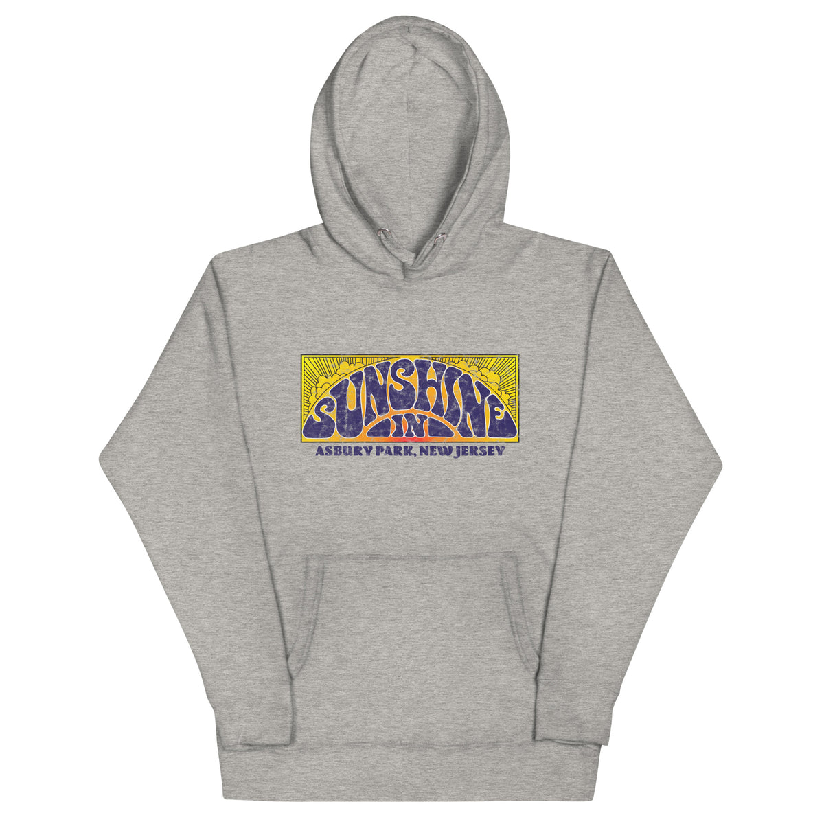 Sunshine In - ASBURY PARK - Unisex Hoodie Carbon Grey