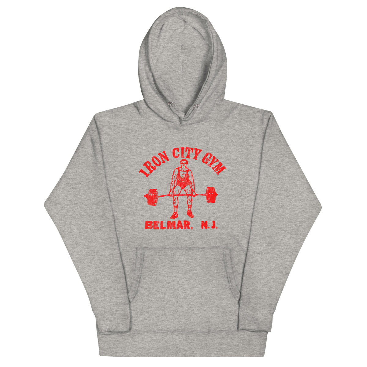 Iron City Gym - BELMAR - Unisex Hoodie Carbon Grey