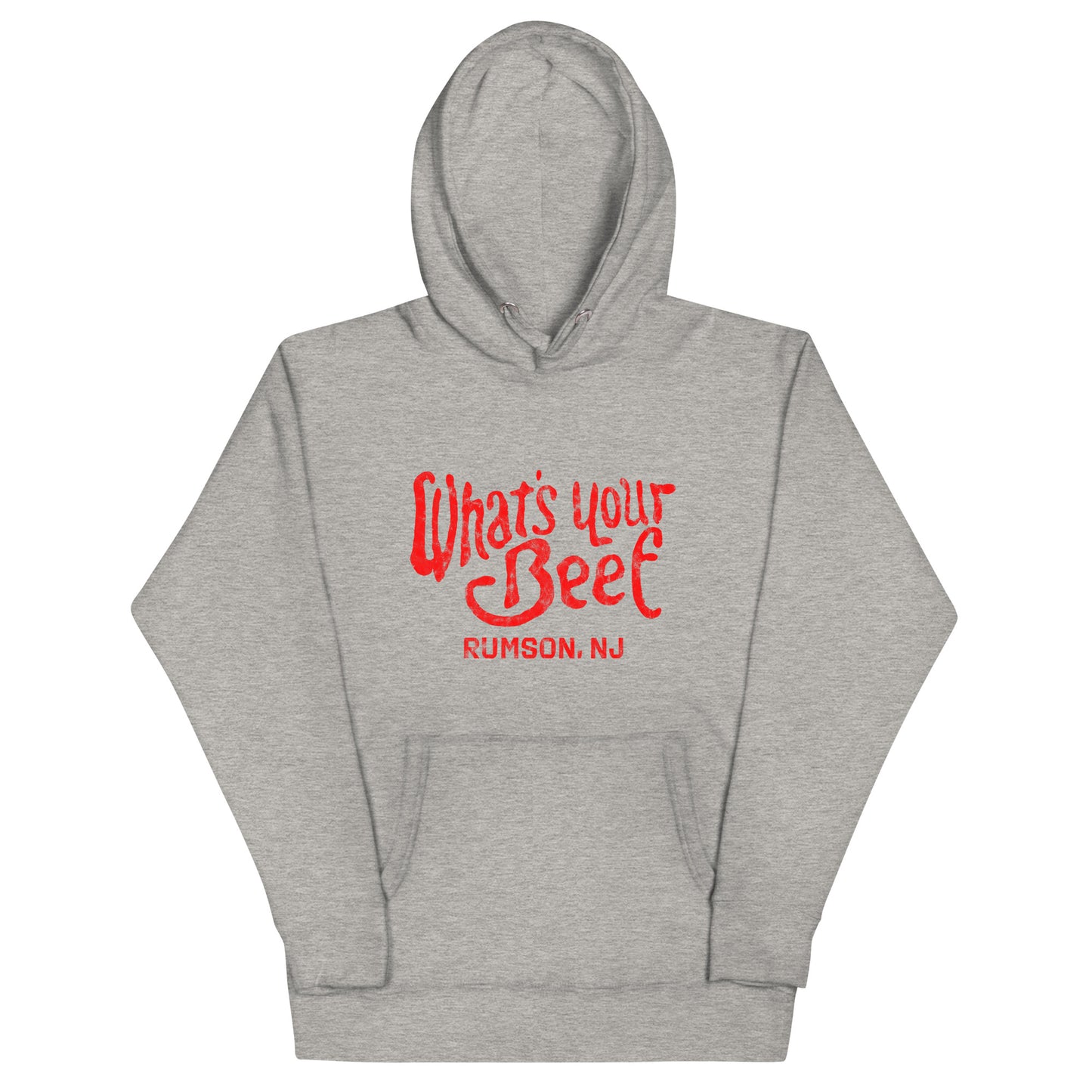 What's Your Beef - RUMSON - Unisex Hoodie Carbon Grey