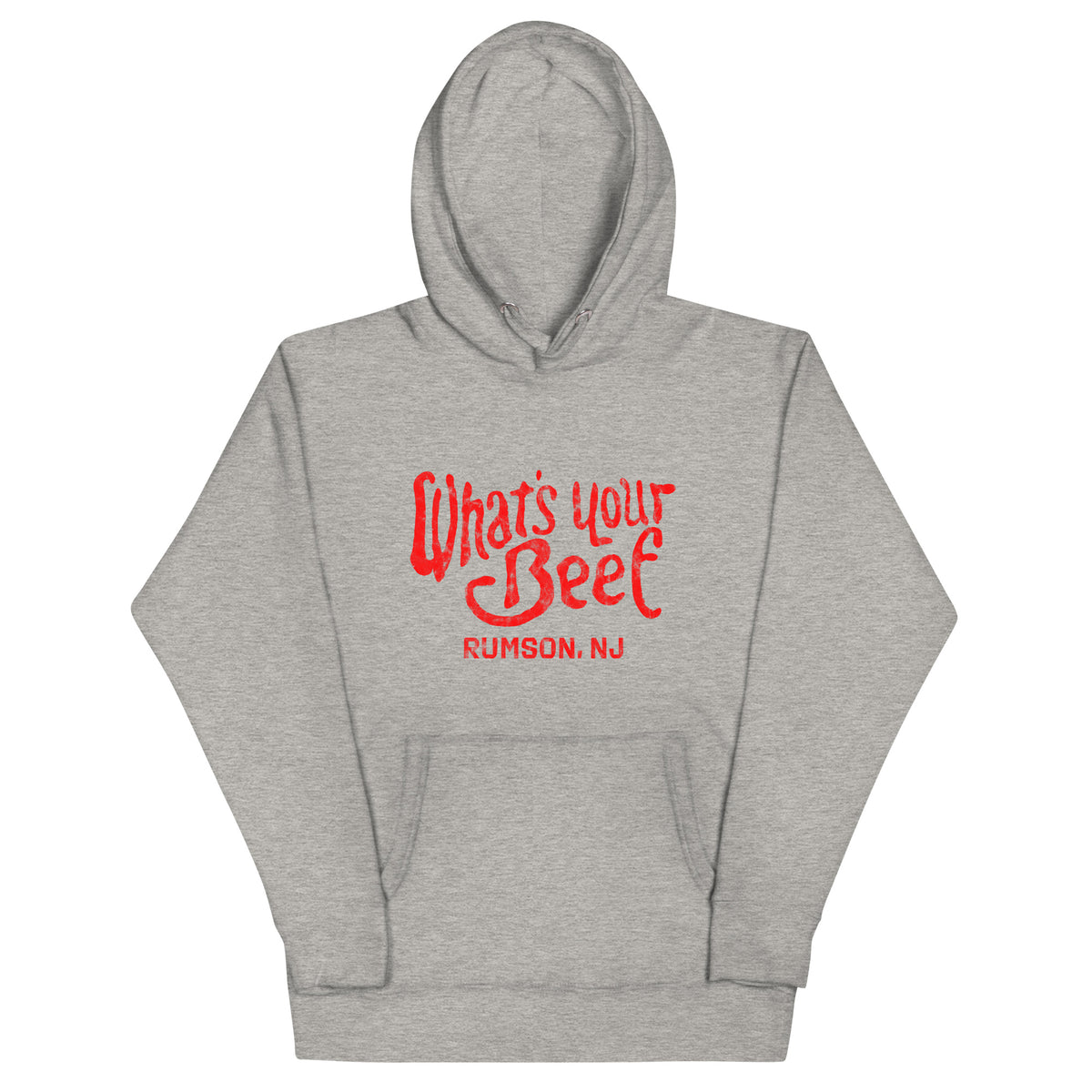 What's Your Beef - RUMSON - Unisex Hoodie Carbon Grey