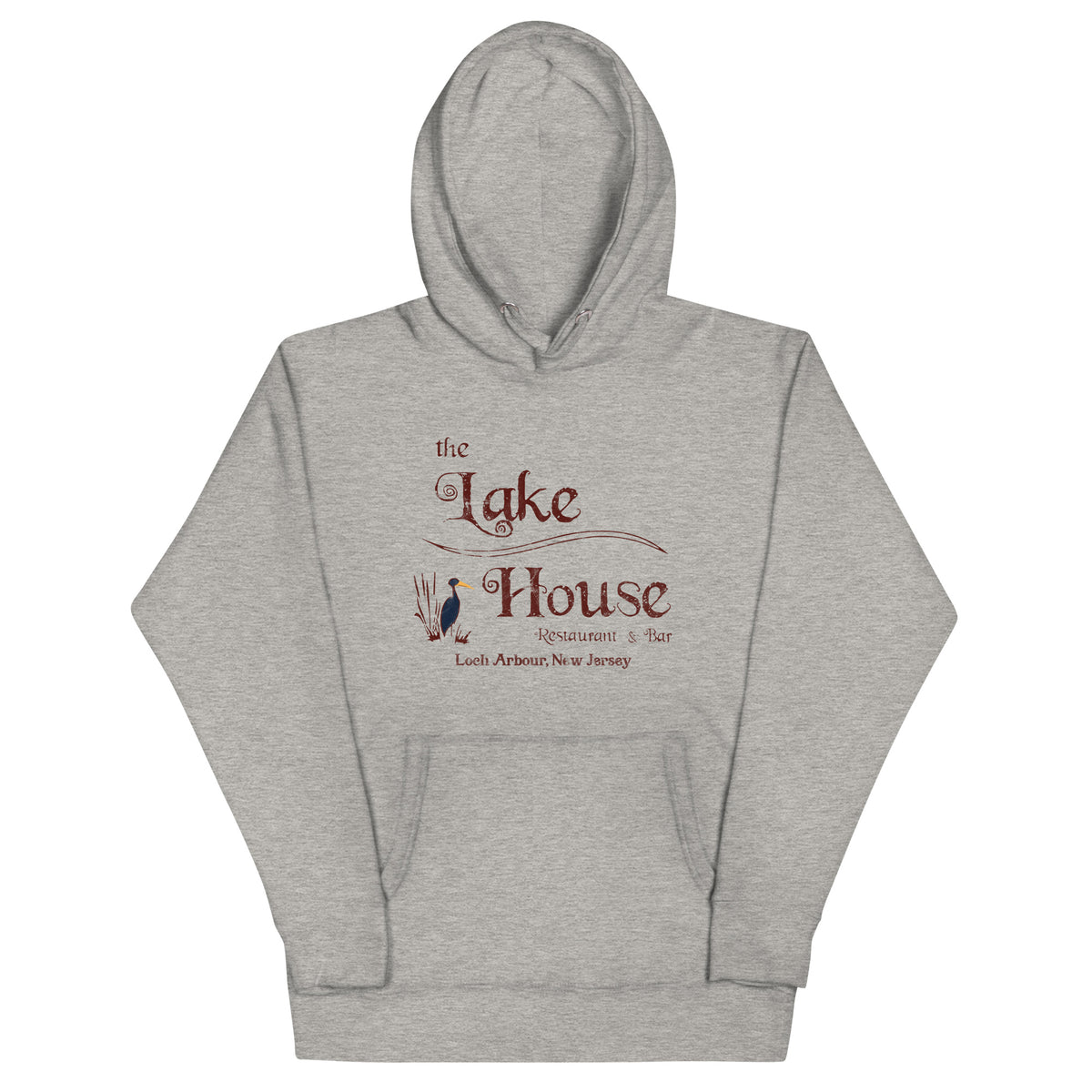 The Lakehouse Restaurant & Bar - LOCH ARBOUR - Unisex Hoodie Carbon Grey