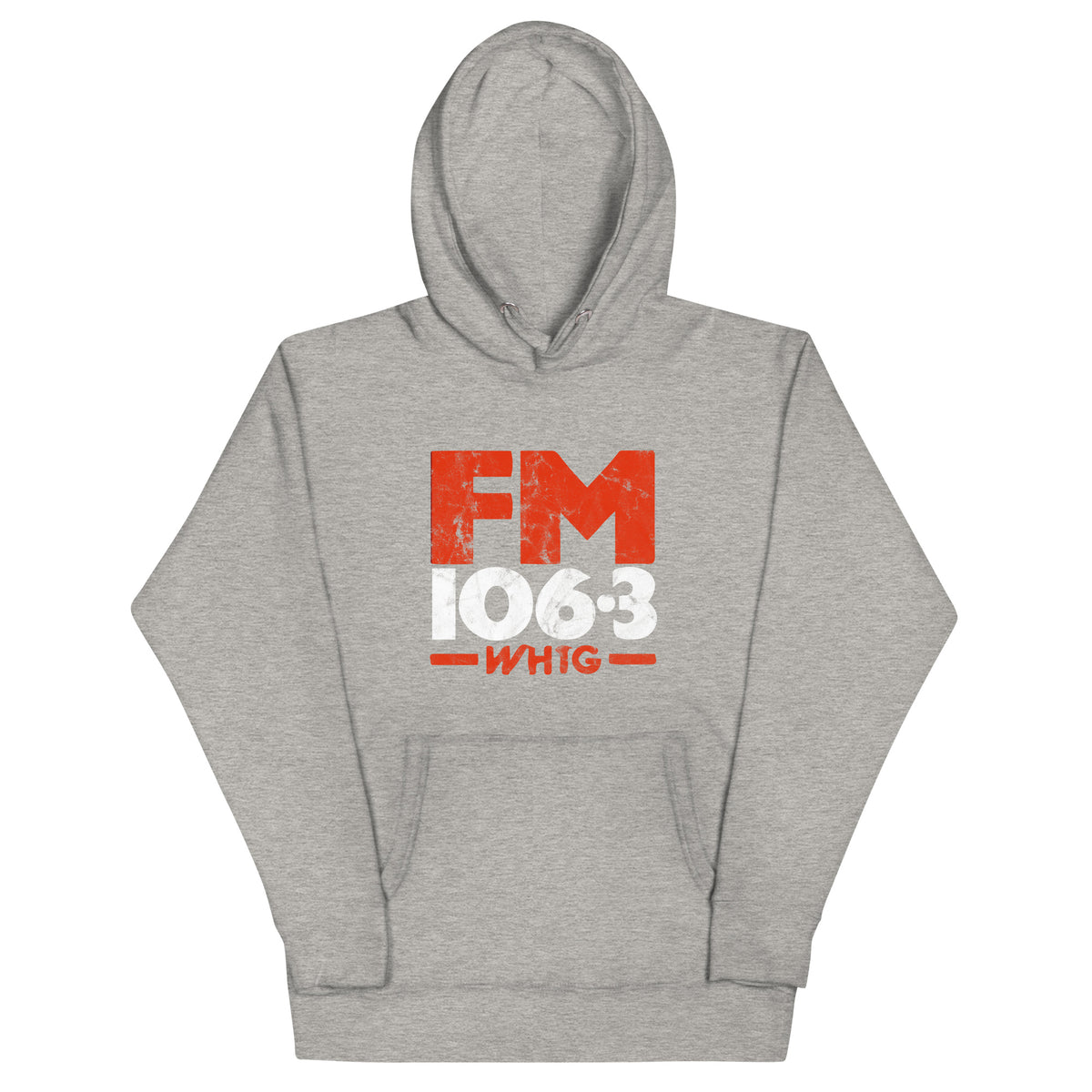 FM106.3 WHTG - NEW JERSEY - Unisex Hoodie Carbon Grey