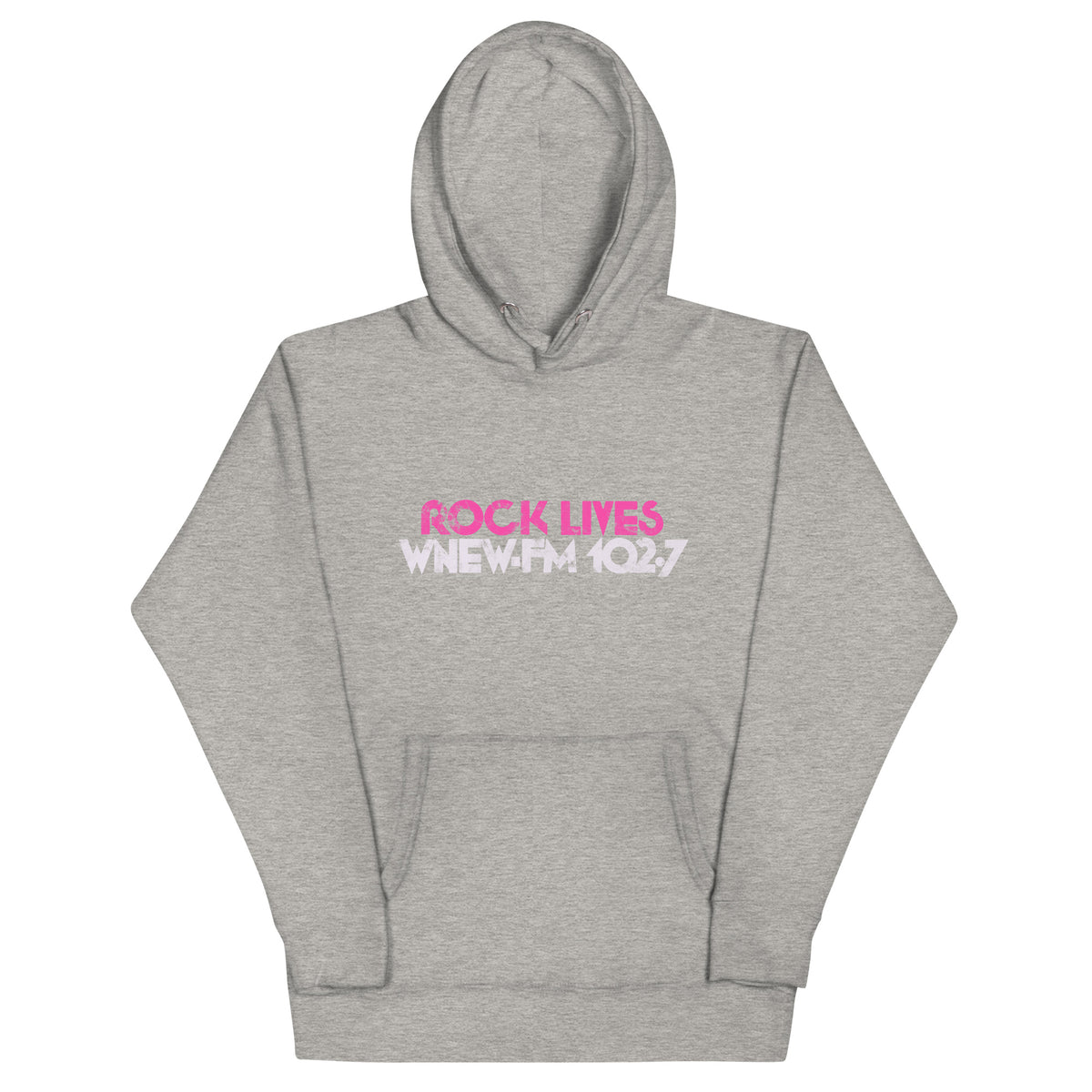 Rock Lives WNEW-FM 102.7 - NEW JERSEY / NEW YORK / CONNECTICUT - Unisex Hoodie Carbon Grey