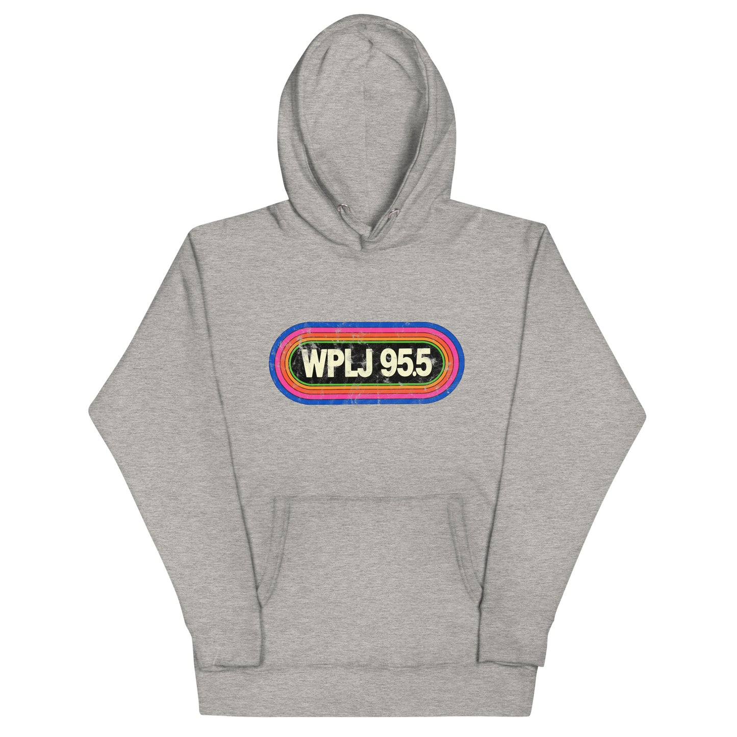 WPLJ 95.5 - NEW YORK / NEW JERSEY / CONNECTICUT - Unisex Hoodie Carbon Grey