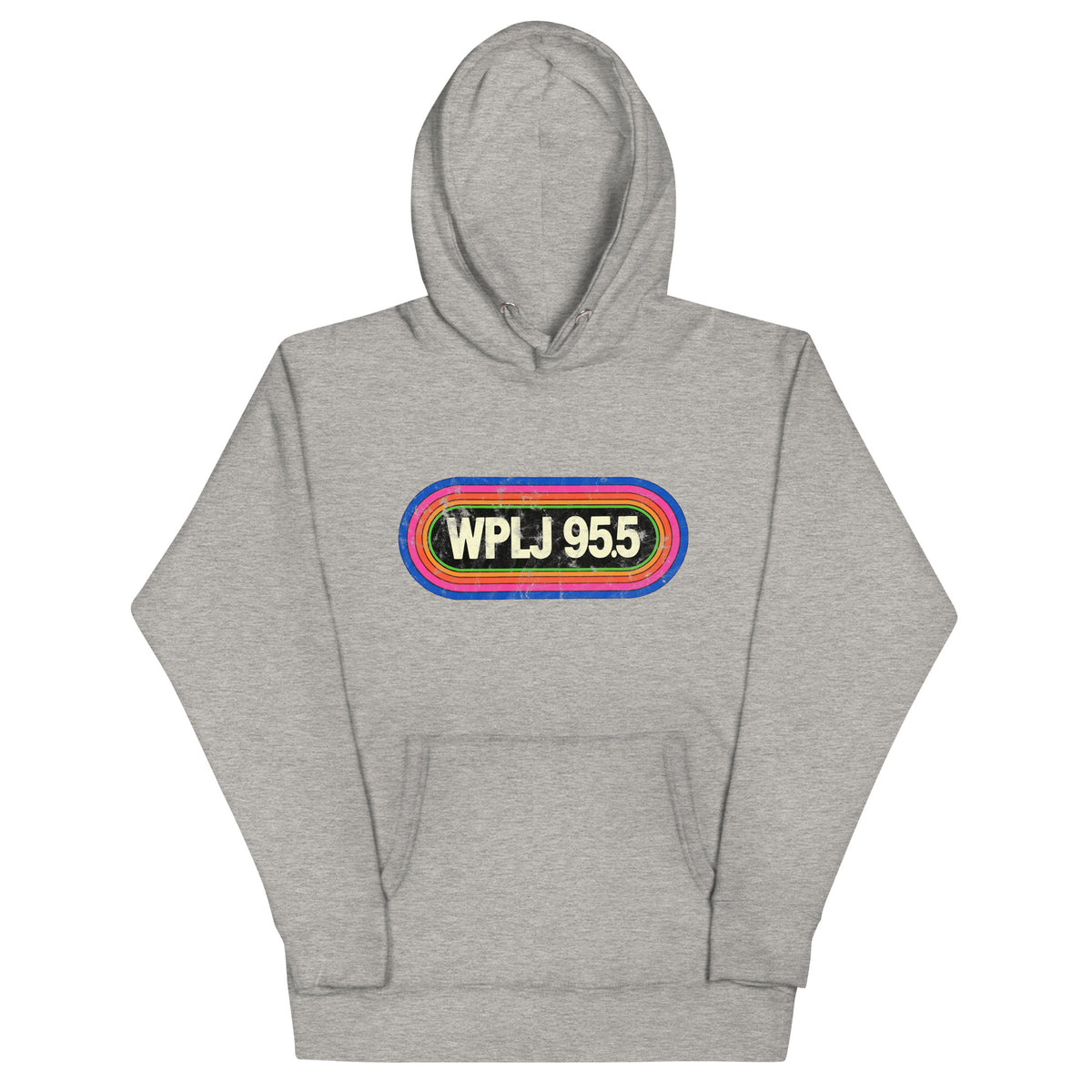 WPLJ 95.5 - NEW YORK / NEW JERSEY / CONNECTICUT - Unisex Hoodie Carbon Grey