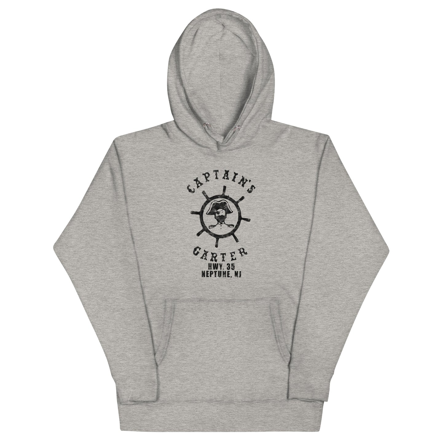 Captain's Garter - NEPTUNE - Unisex Hoodie Carbon Grey