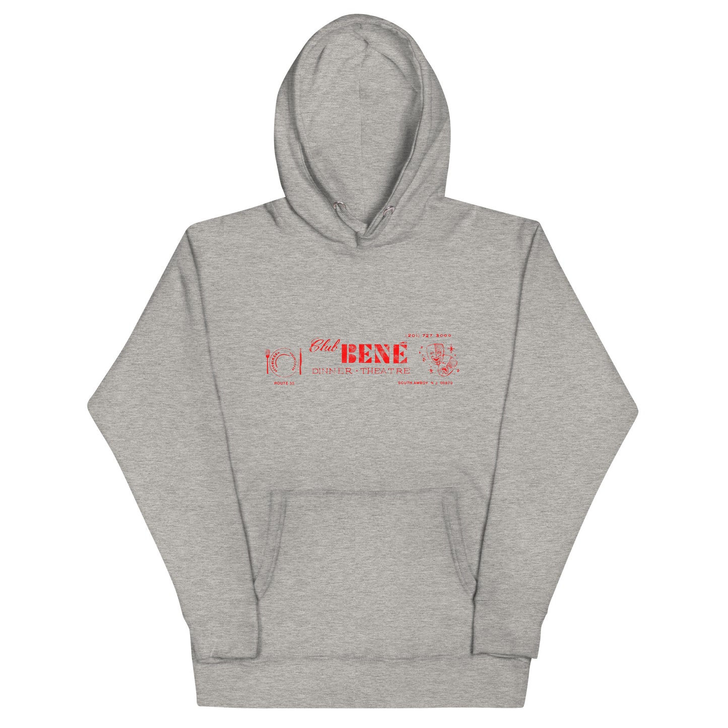 Club Bené - SOUTH AMBOY - Unisex Hoodie Carbon Grey