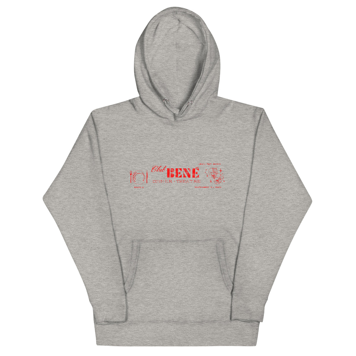 Club Bené - SOUTH AMBOY - Unisex Hoodie Carbon Grey