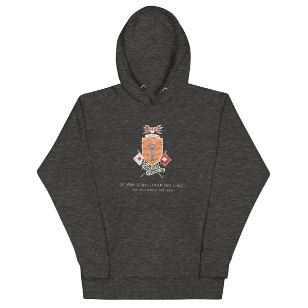 Fort Monmouth U.S. Army Signal Center and School - EATONTOWN - Unisex Hoodie Charcoal Heather
