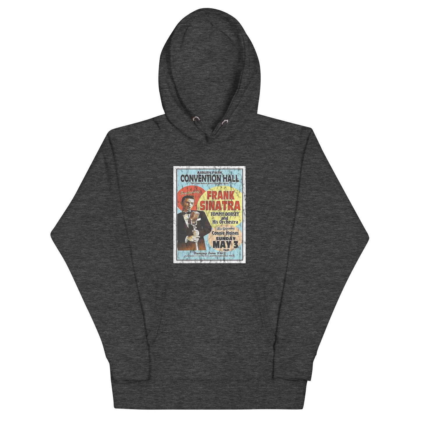 Sinatra at Convention Hall - ASBURY PARK - Unisex Hoodie Charcoal Heather