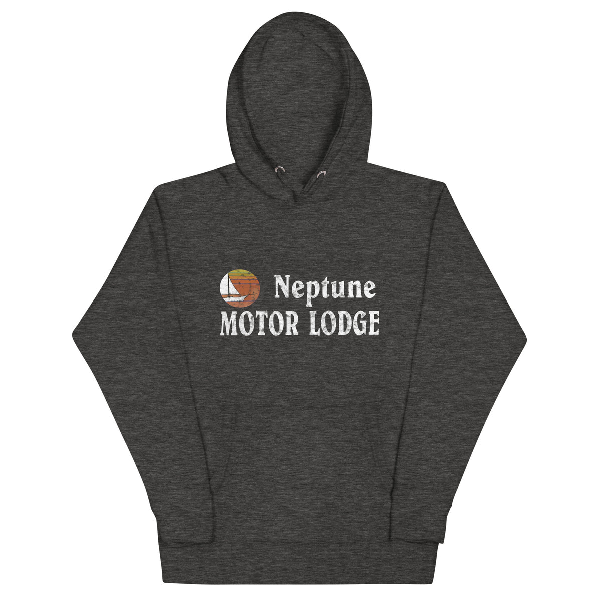 Neptune Motor Lodge - NEPTUNE - Unisex Hoodie Charcoal Heather