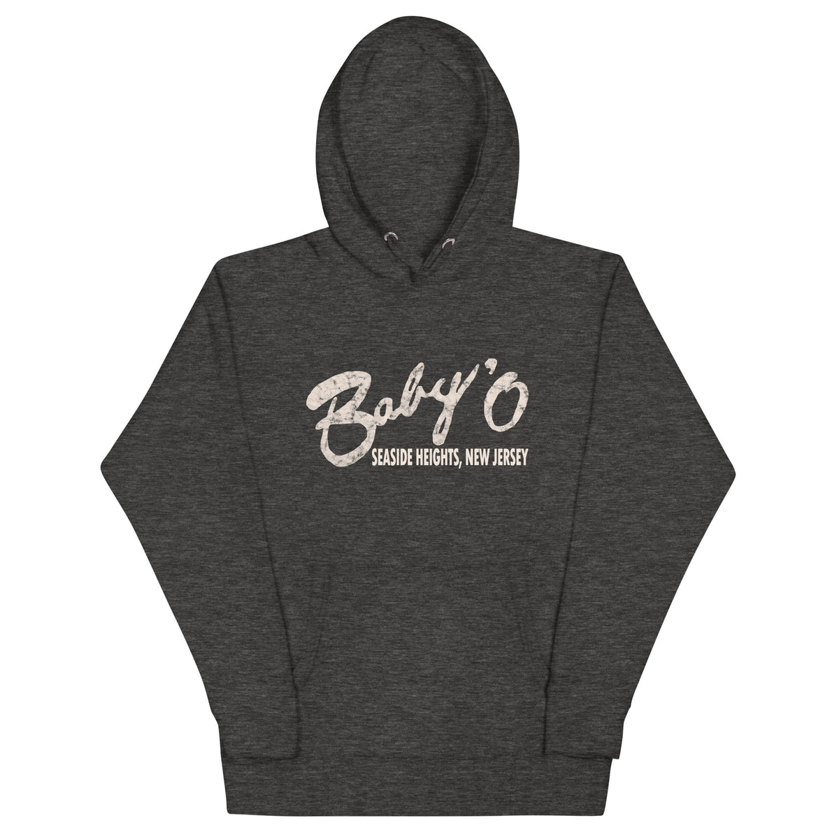 Baby 'O - SEASIDE HEIGHTS - Unisex Hoodie Charcoal Heather