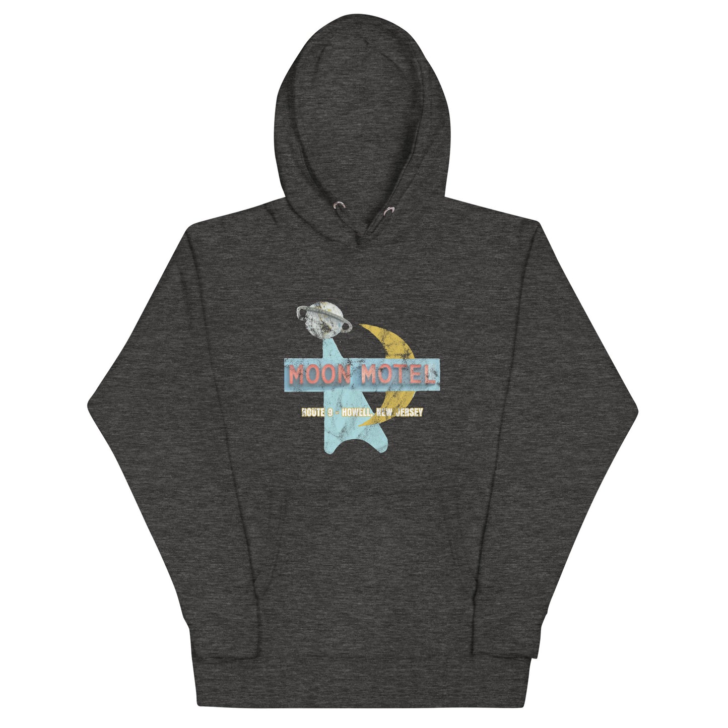 Moon Motel - HOWELL - Unisex Hoodie Charcoal Heather