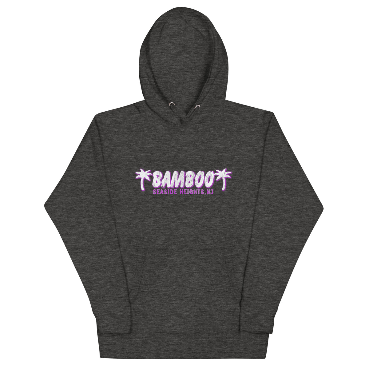 Bamboo - SEASIDE HEIGHTS - Unisex Hoodie Charcoal Heather