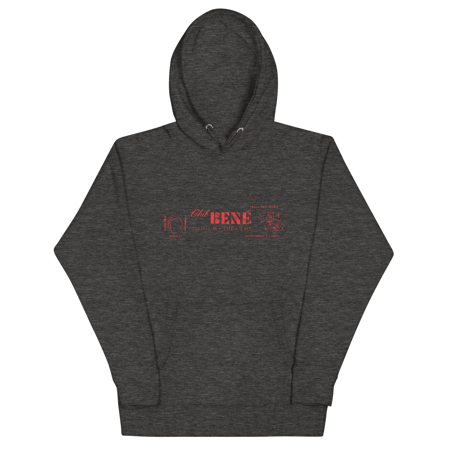 Club Bené - SOUTH AMBOY - Unisex Hoodie Charcoal Heather