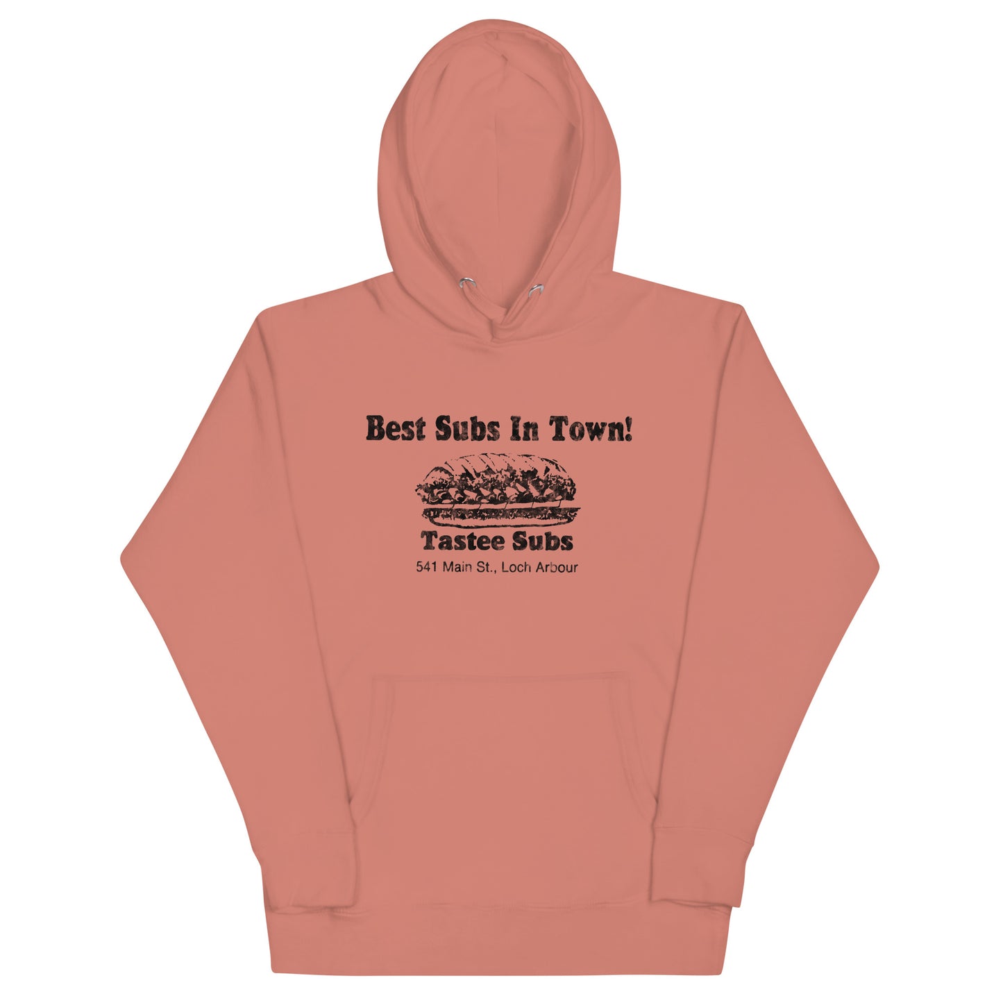 Tastee Subs - LOCH ARBOUR / ALLENHURST - Unisex Hoodie Dusty Rose