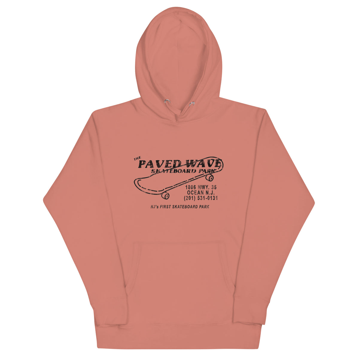 The Paved Wave - OCEAN - Unisex Hoodie Dusty Rose