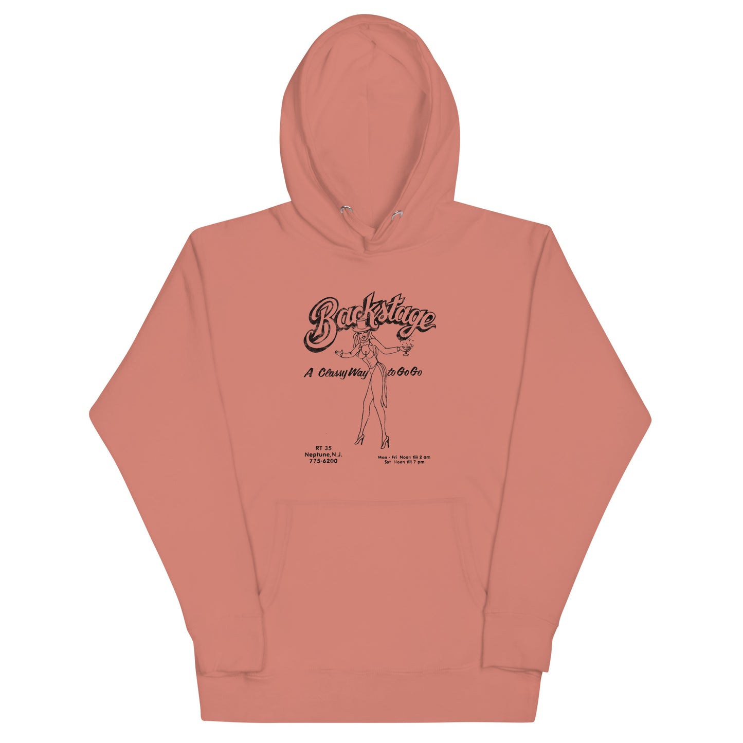 Backstage Go-Go Club - NEPTUNE - Unisex Hoodie Dusty Rose