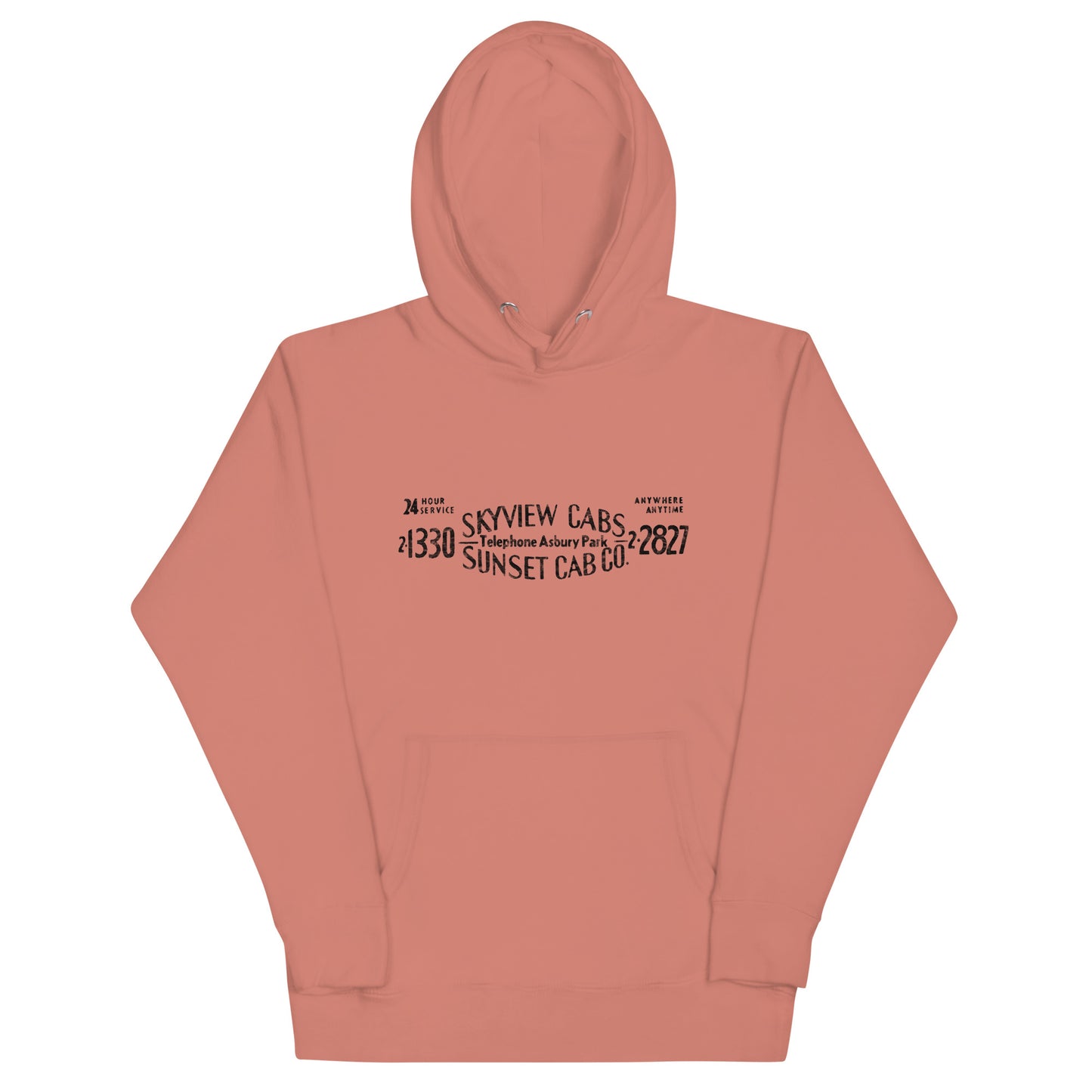 Skyview Cabs / Sunset Cab Co. - ASBURY PARK - Unisex Hoodie Dusty Rose