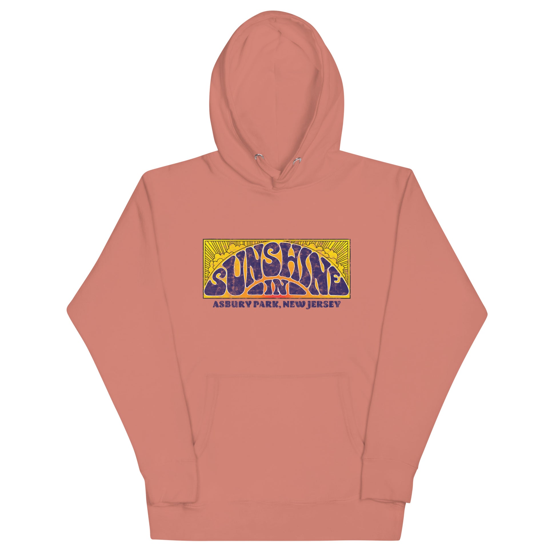 Sunshine In - ASBURY PARK - Unisex Hoodie Dusty Rose