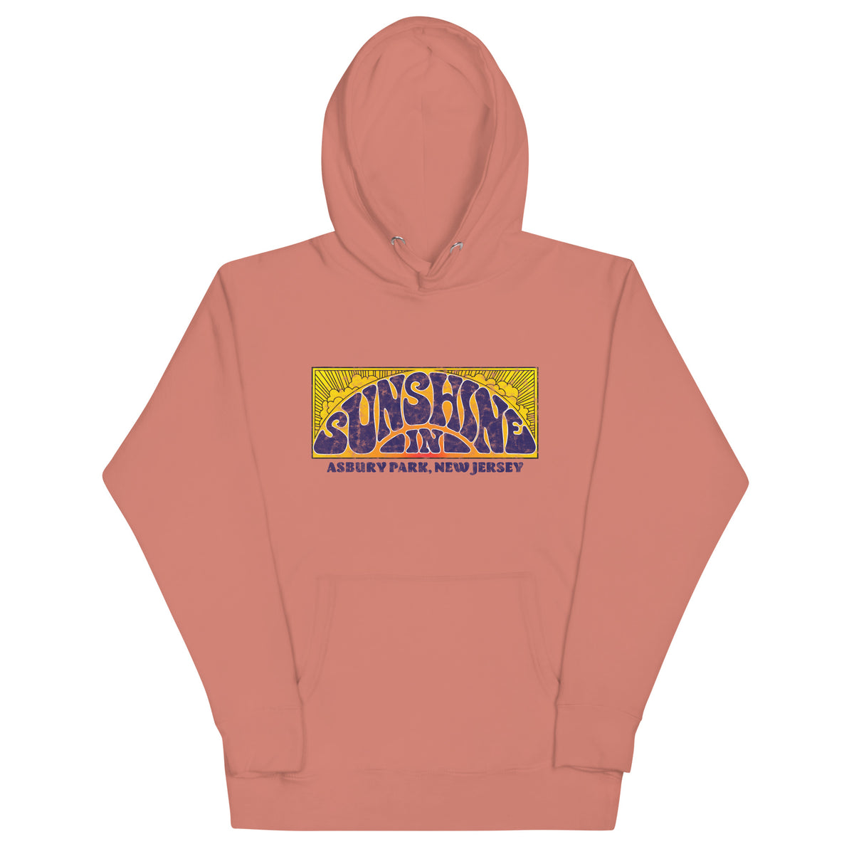 Sunshine In - ASBURY PARK - Unisex Hoodie Dusty Rose