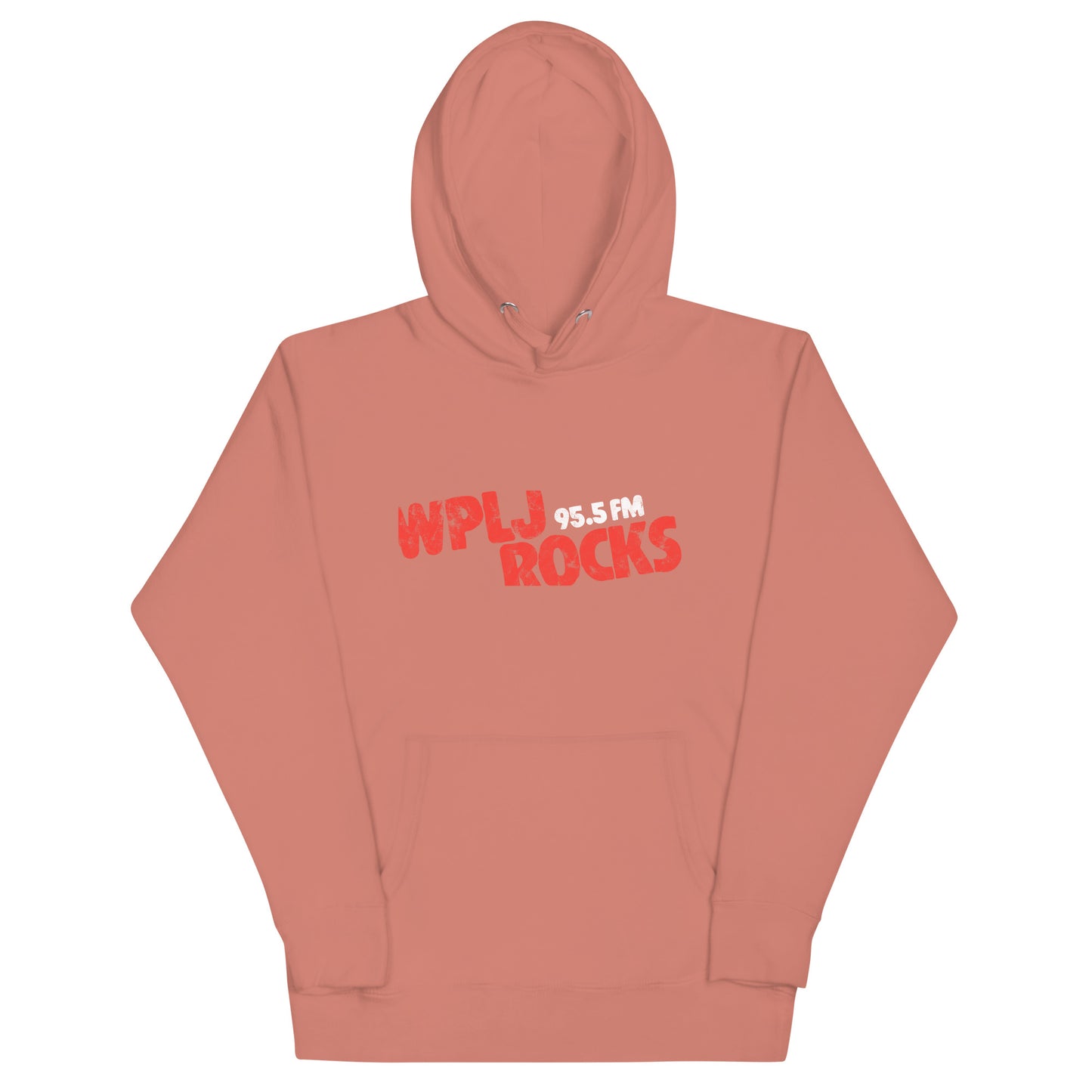 WPLJ 95.5 Rocks - NEW JERSEY / NEW YORK / CONNECTICUT - Unisex Hoodie Dusty Rose