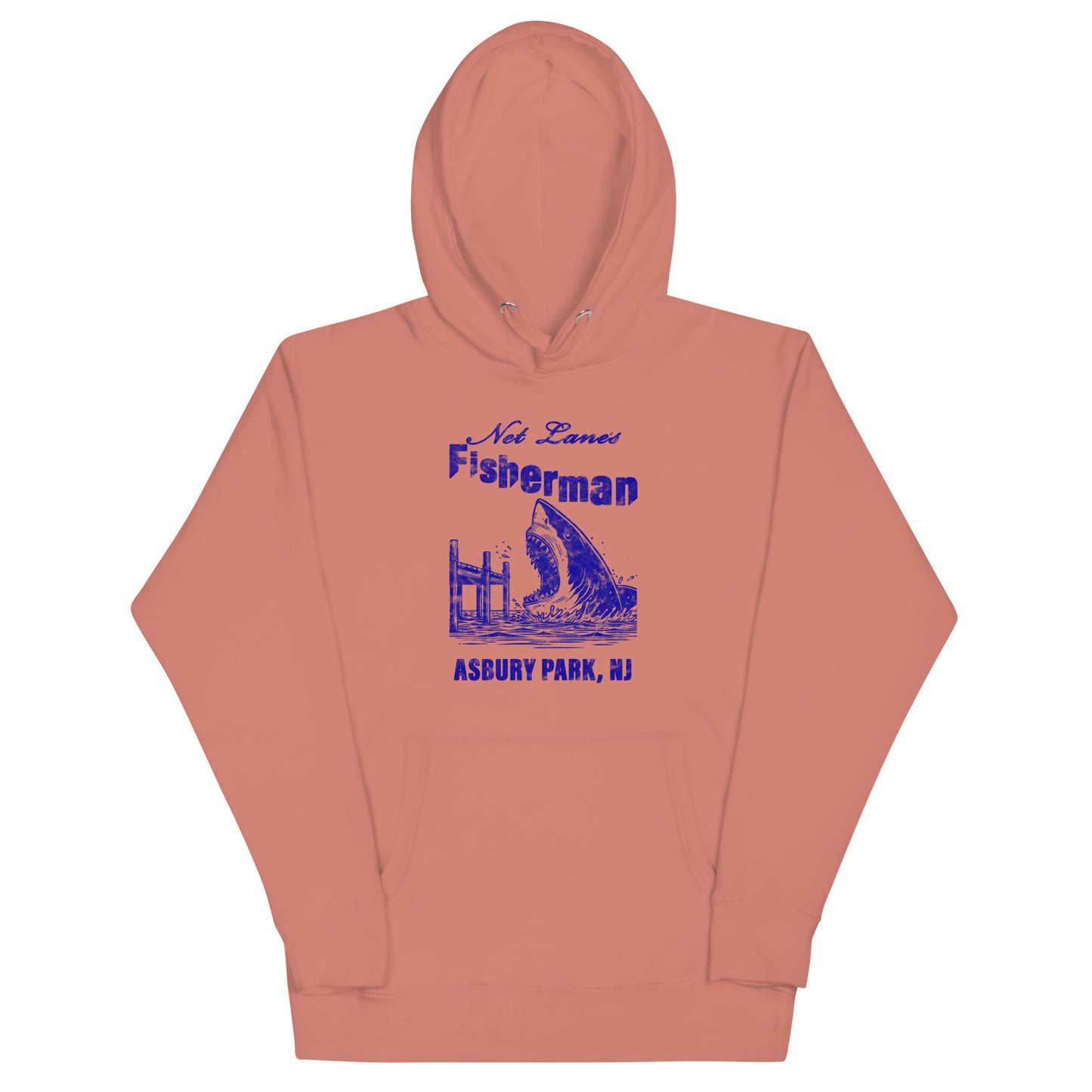 Net Lane's Fisherman - ASBURY PARK - Unisex Hoodie Dusty Rose