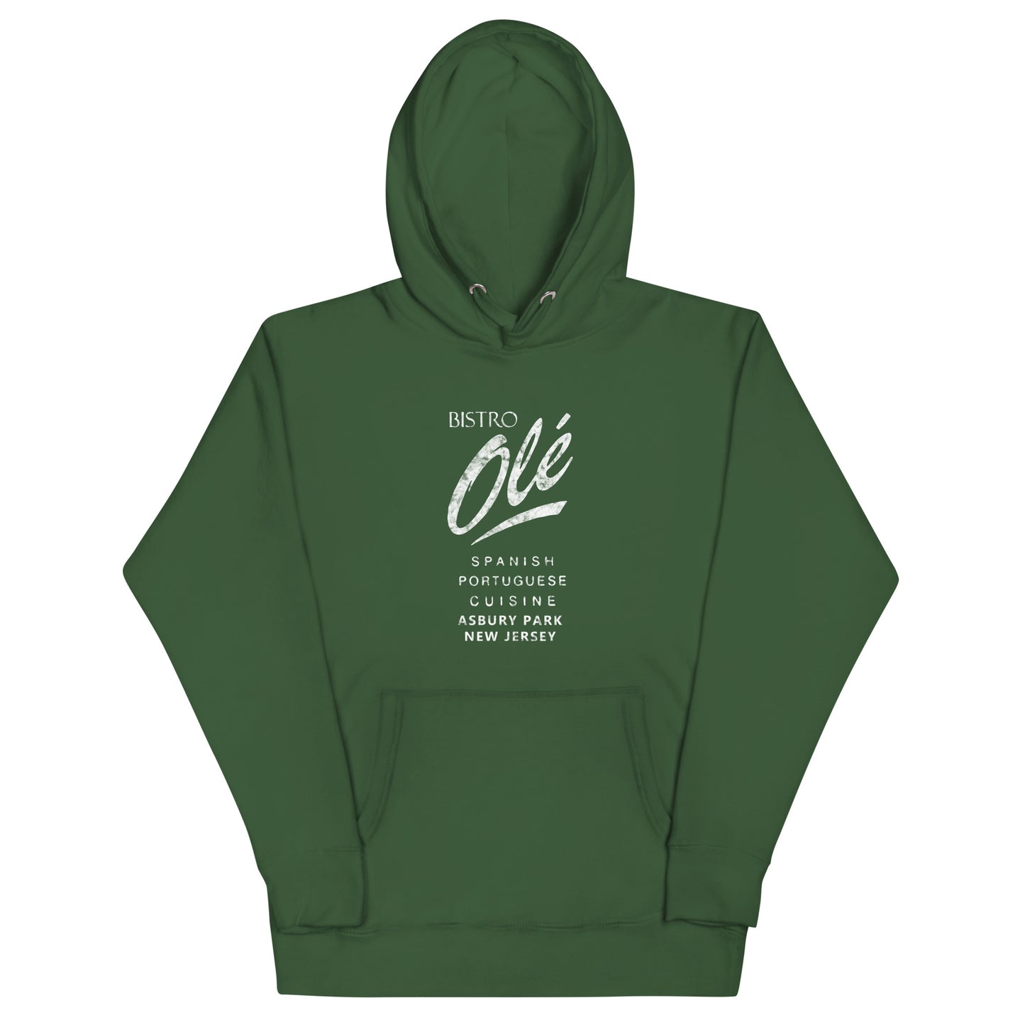 Bistro Ole - ASBURY PARK - Unisex Hoodie Forest Green