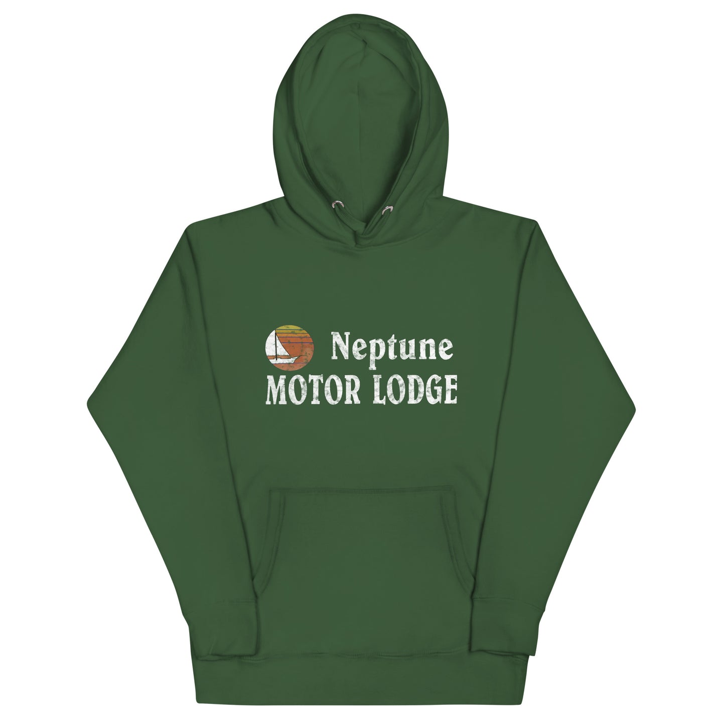 Neptune Motor Lodge - NEPTUNE - Unisex Hoodie Forest Green