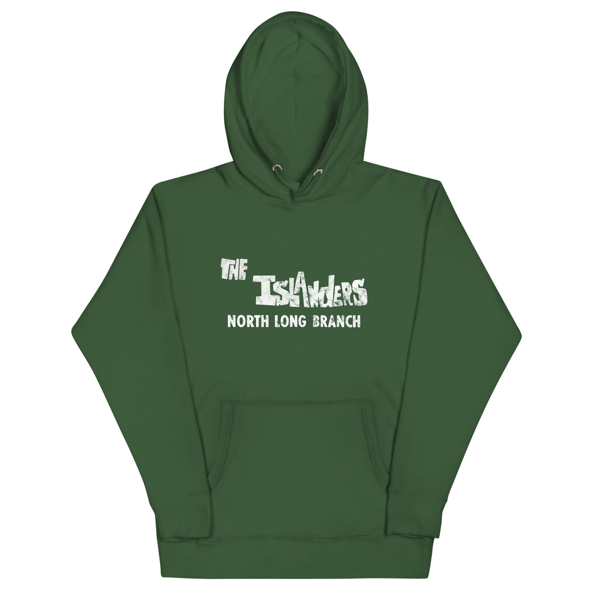 The Islanders - LONG BRANCH - Unisex Hoodie Forest Green