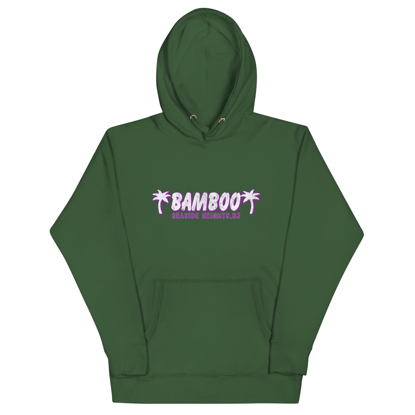 Bamboo - SEASIDE HEIGHTS - Unisex Hoodie Forest Green