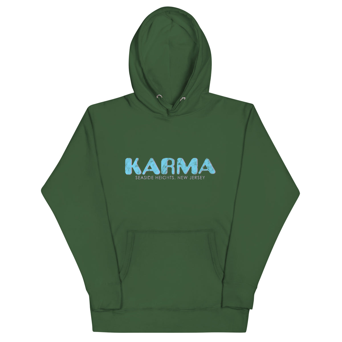 Karma - SEASIDE HEIGHTS - Unisex Hoodie Forest Green