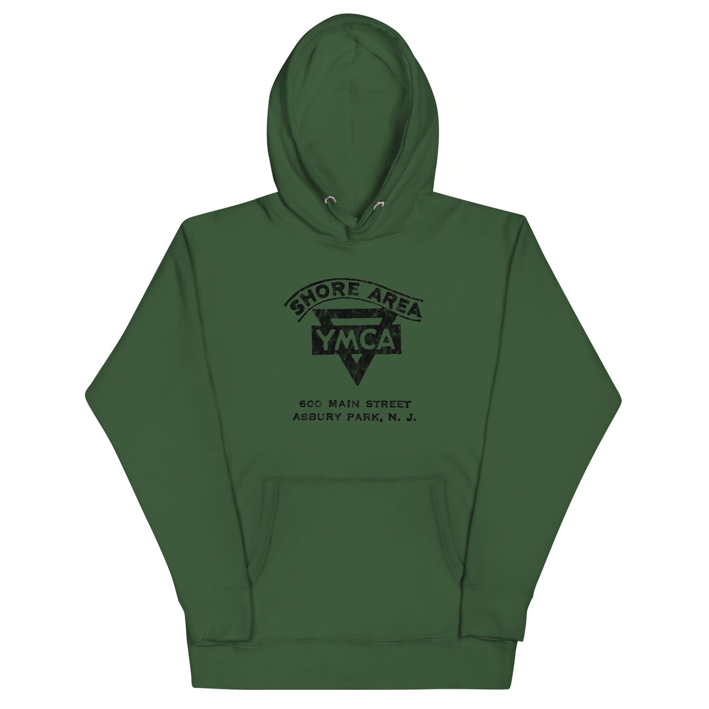 Shore Area YMCA - ASBURY PARK - Unisex Hoodie Forest Green