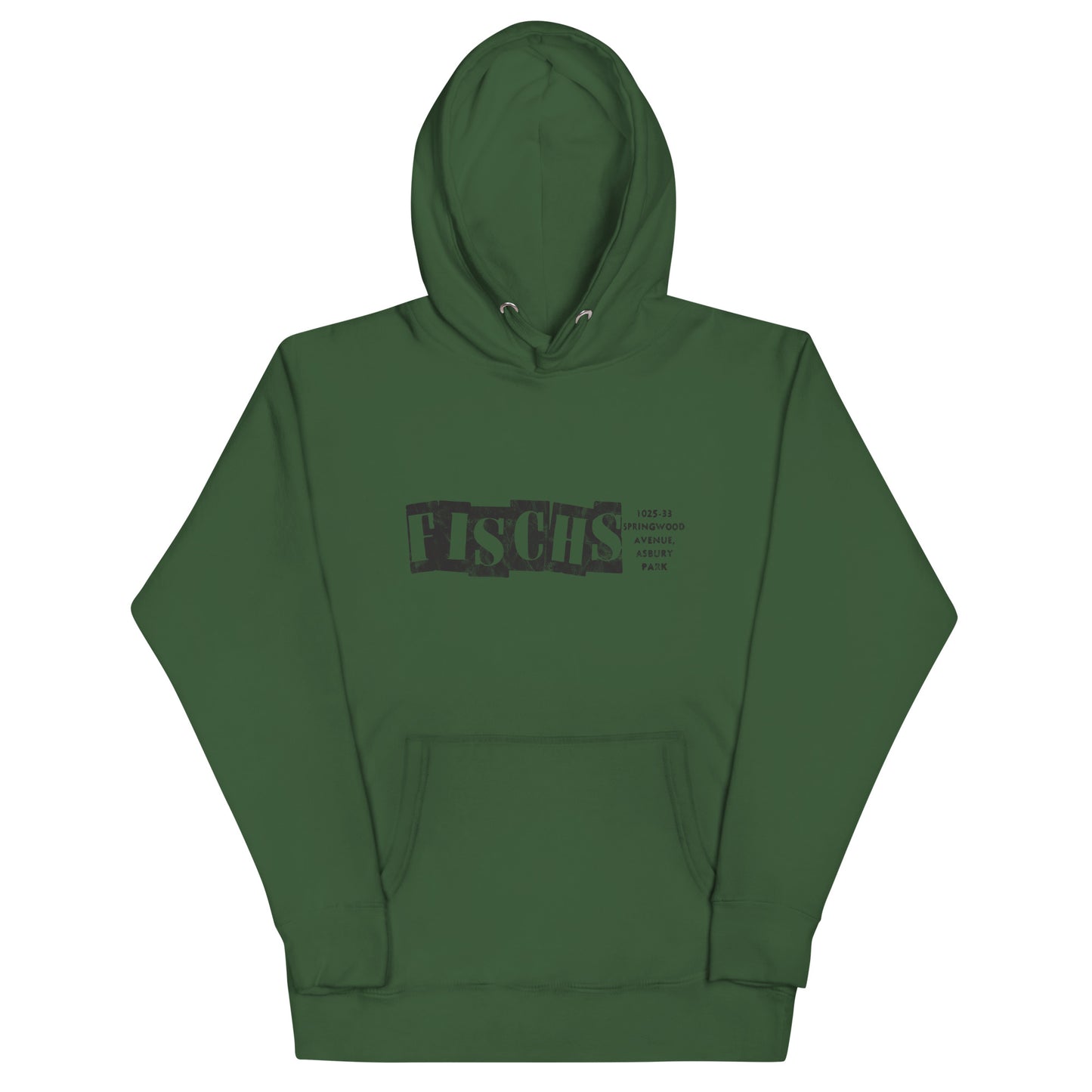 Fisch's - ASBURY PARK - Unisex Hoodie Forest Green