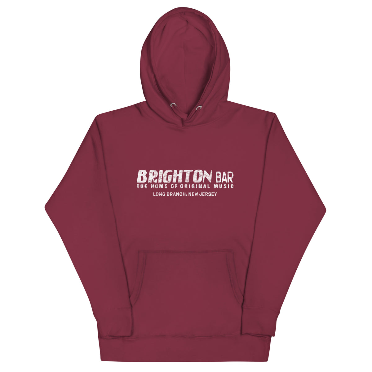 Brighton Bar - LONG BRANCH - Unisex Hoodie Maroon