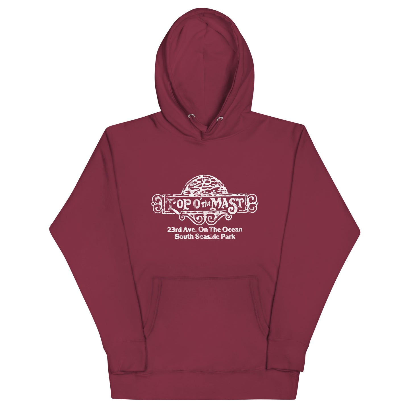 Top O' The Mast - SEASIDE PARK - Unisex Hoodie Maroon