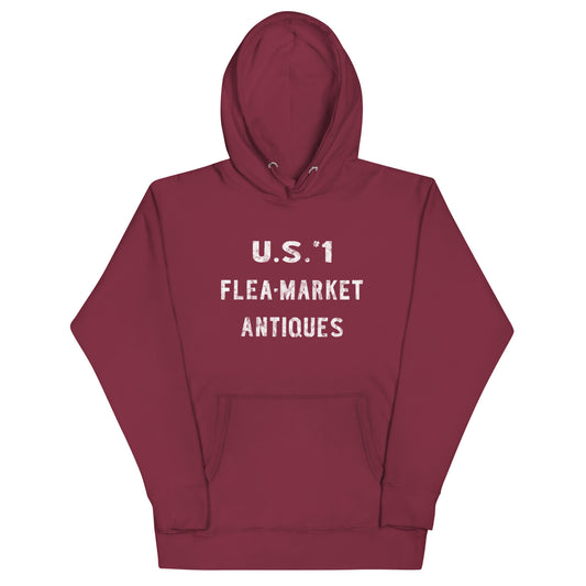 U.S. #1 Flea Market - NEW BRUNSWICK - Unisex Hoodie Maroon