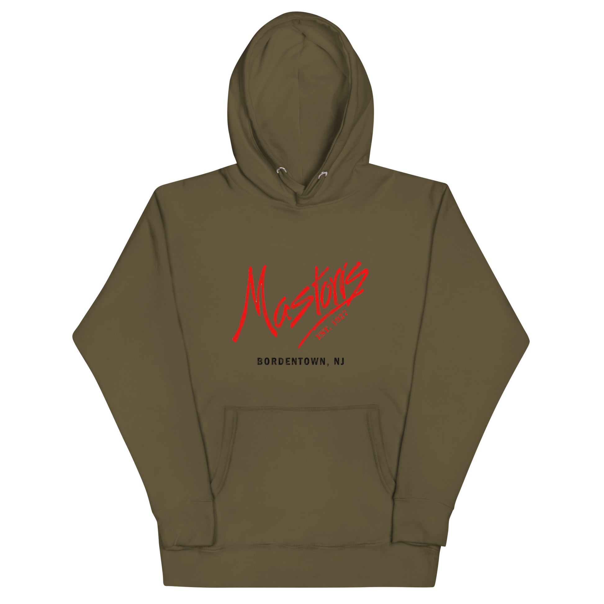 Mastoris - BORDENTOWN - Unisex Hoodie Military Green