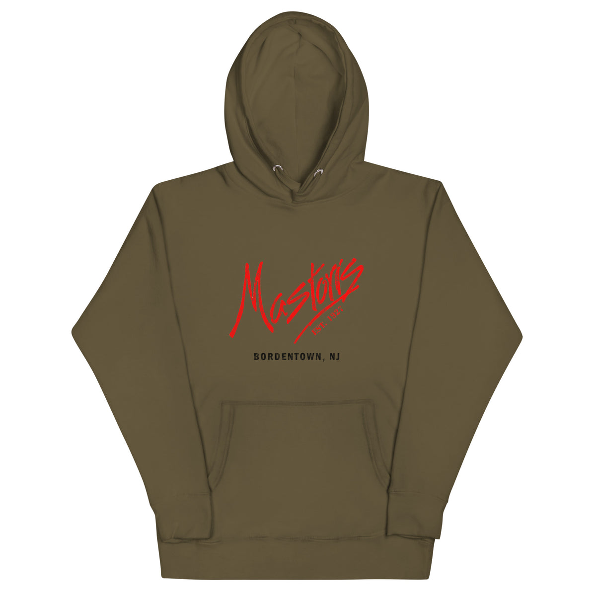 Mastoris - BORDENTOWN - Unisex Hoodie Military Green
