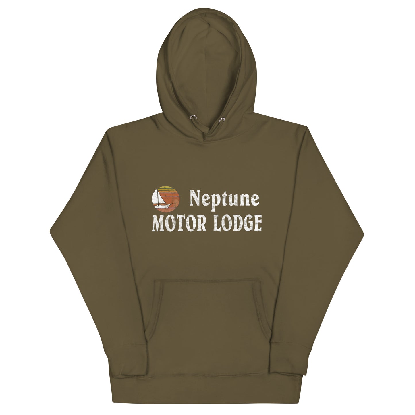 Neptune Motor Lodge - NEPTUNE - Unisex Hoodie Military Green