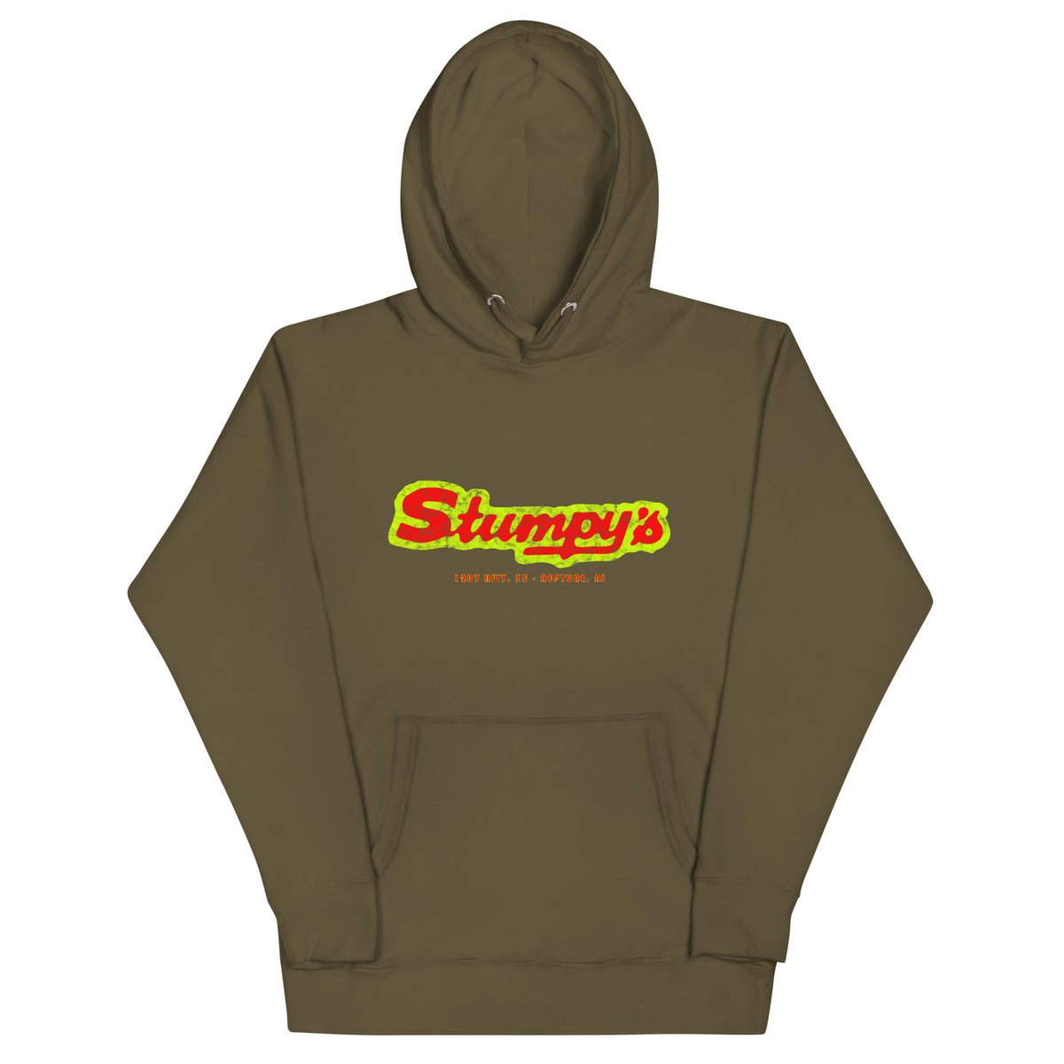 Stumpy's - NEPTUNE - Unisex Hoodie Military Green