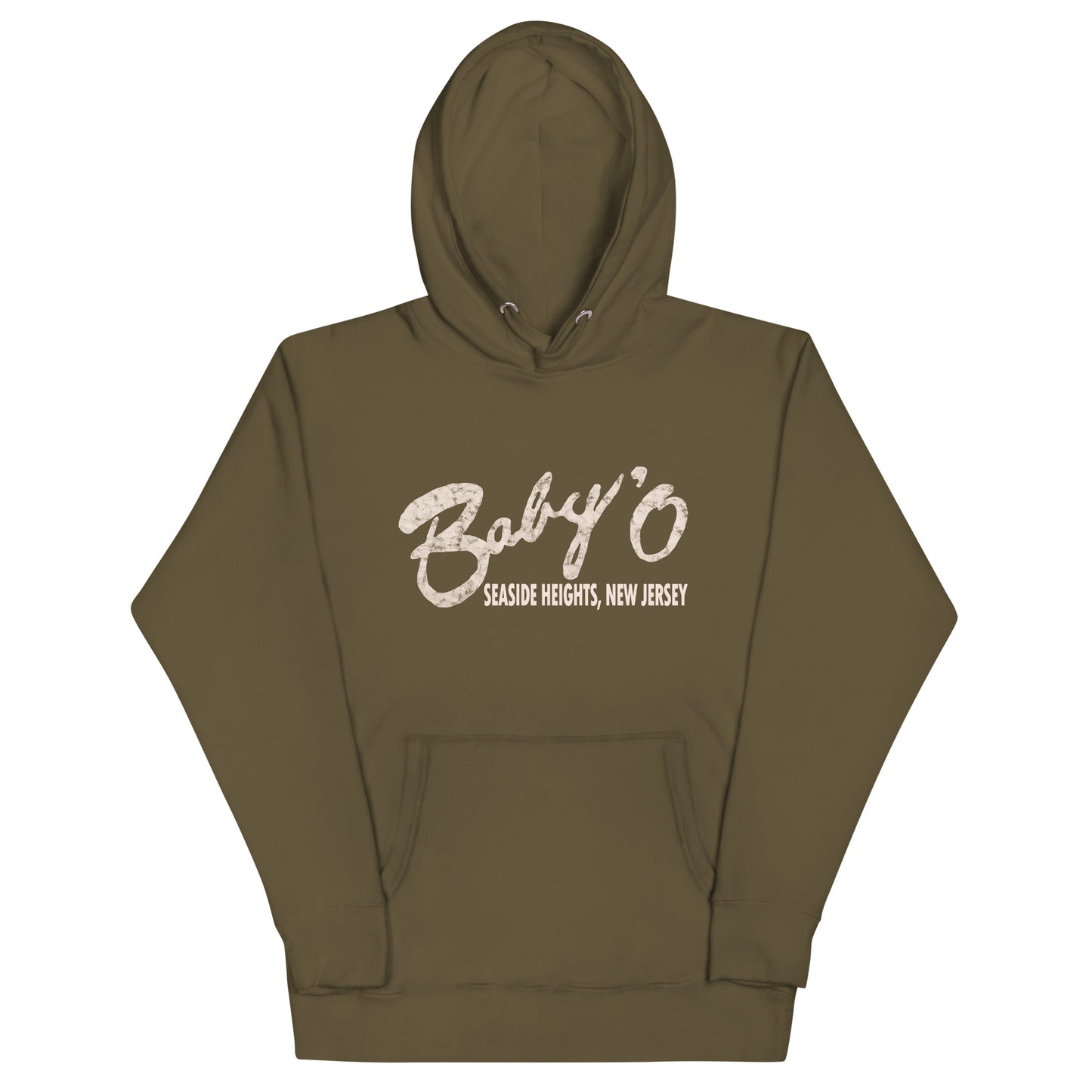 Baby 'O - SEASIDE HEIGHTS - Unisex Hoodie Military Green