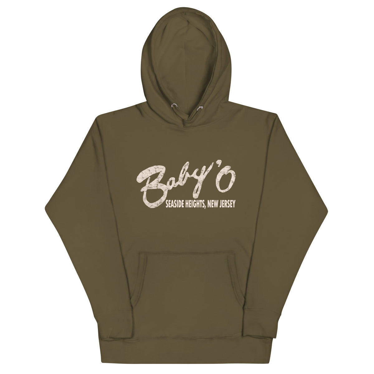 Baby 'O - SEASIDE HEIGHTS - Unisex Hoodie Military Green