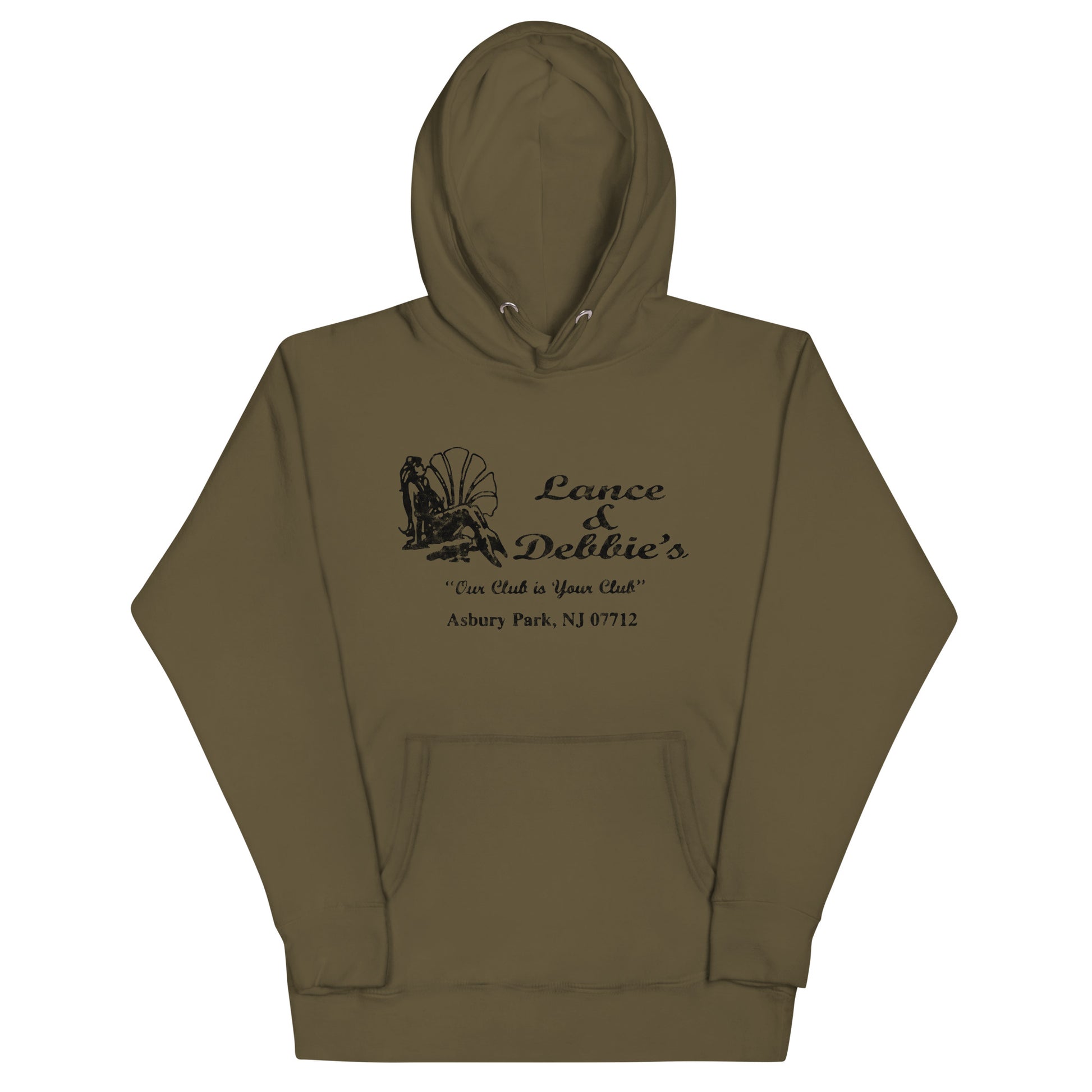 Lance & Debbie's - ASBURY PARK - Unisex Hoodie Military Green