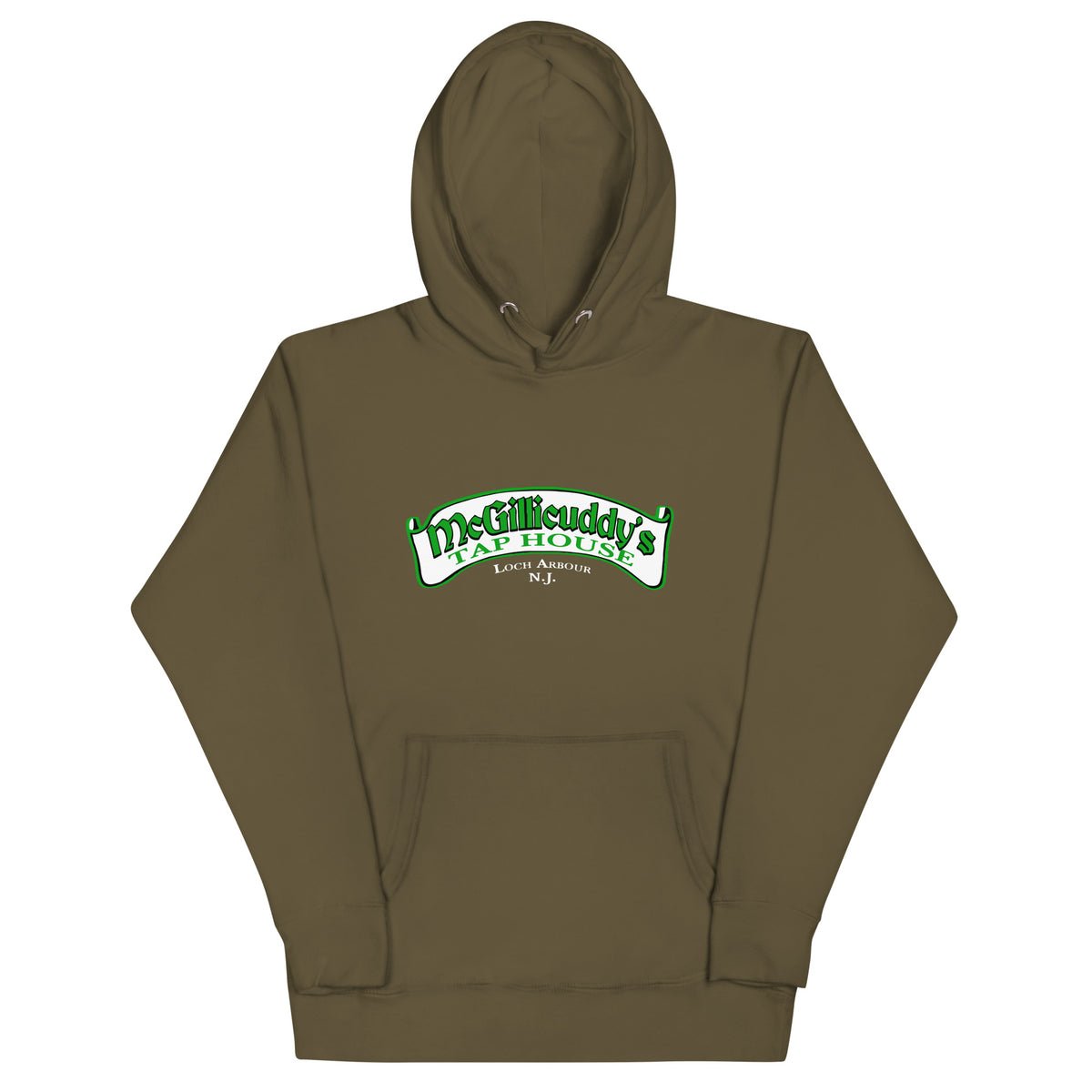 McGillicuddy's Tap House - LOCH ARBOUR - Unisex Hoodie Military Green