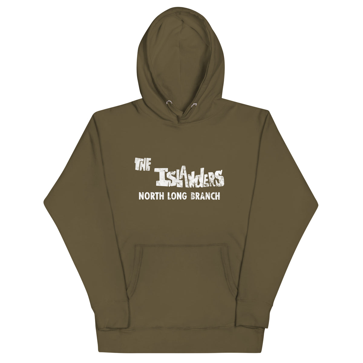 The Islanders - LONG BRANCH - Unisex Hoodie Military Green